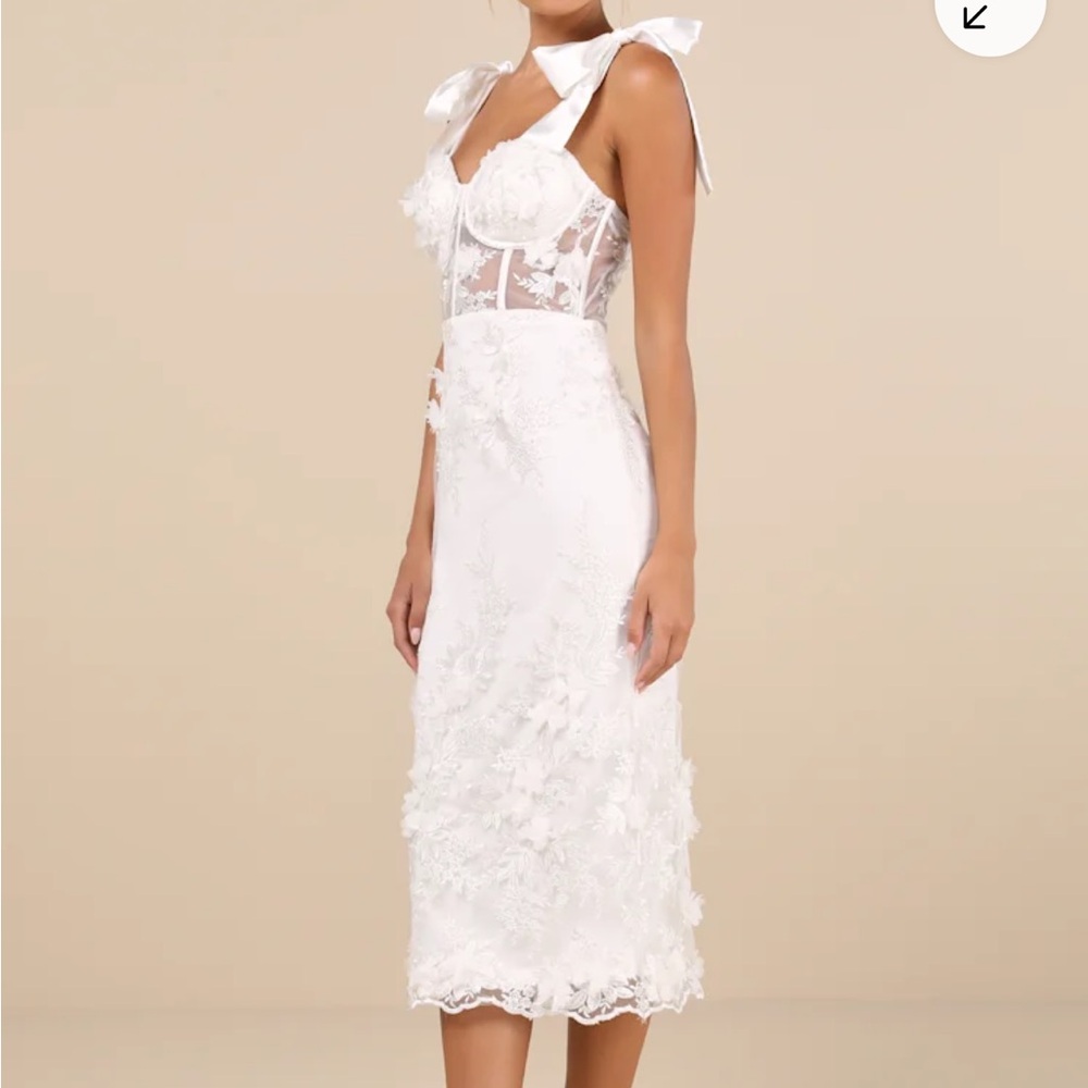 Lulus exquisite charisma midi dress